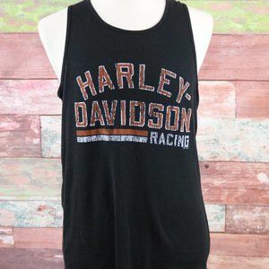 Harley-Davidson Racing Distressed Tank Top Size XL